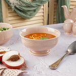 Салатник 15 см, фарфор,серия "Aristocrat-Peach Tea", Noble