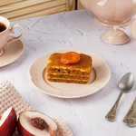 Тарелка 18 см, фарфор,серия "Aristocrat-Peach Tea", Noble