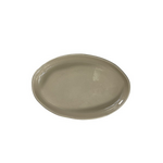 Блюдо овальное 150*100 мм. Оливковый, форма Крас волнистый край Bonna /1/12/