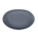 Блюдо овальное 150*100 мм. Серый, форма Крас волнистый край Bonna /1/12/