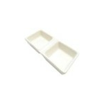 МЕНАЖНИЦА ФАРФОР CAMEO SQUARE ACCESSORY 2-Х СЕКЦИОННАЯ 13Х6СМ H2,3СМ 713-013