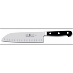 Нож японский Santoku 180/300 мм. с бороздками, кованый MAITRE Icel /1/