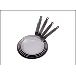Сковорода для блинов d=22 см. белая сталь (индукция) Carbone Steel  De Buyer /1/5/