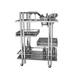 Тележка сервировочная,нержавеющая сталь 81*50*112 см. P.L.--Hotelware