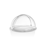 Поднос сервировочный d=38,5 см. поликарбонат, прозрачный, с крышкой Roll-Top GP /1/
