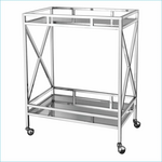 Тележка сервировочная,нержавеющая сталь 75*45*97 см. P.L.--Hotelware