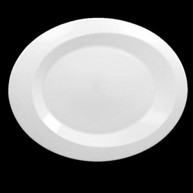 GIOP30 Тарелка овальная 30х24 см., плоская, фарфор, Giro, RAK Porcelain, ОАЭ, шт