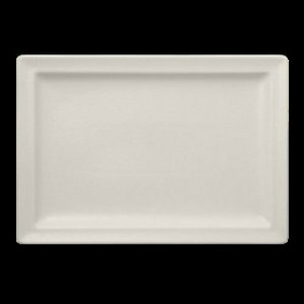NFCLRP33WH Тарелка прямоугольная  33x23 см., плоская, фарфор, NeoFusion Sand(белый), RAK Porcelain, , шт