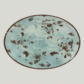NNOP32PBL Тарелка овальная 32х23 см., плоская, фарфор, Peppery, RAK Porcelain, ОАЭ, шт