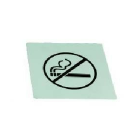 Табличка &quot;Не курить&quot; 125*125 мм. нерж. MGsteel /1/100/