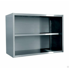 Полка-шкаф настенная для тарелок и кухонного инвентаря открытая ПТО-12*4