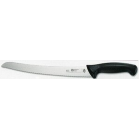 8321T75 Нож кухонный для хлеба, L=25см., лезвие- нерж.сталь,ручка- пластик,цвет черный