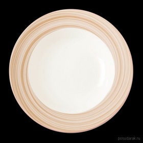 BADP26D89 Тарелка круглая, борт светло-коричневый d=26 см., глубокая, фарфор, Bahamas 1, RAK Porcela, шт