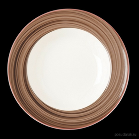 BADP26D90 Тарелка круглая, борт- коричневый d=26 см., глубокая, фарфор, Bahamas 1, RAK Porcelain, ОА, шт