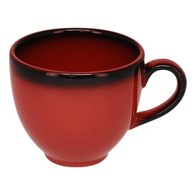 LECLCU23RD Чашка круглая  (230мл)23 cl., фарфор,цвет красный, Lea, RAK Porcelain, ОАЭ, шт
