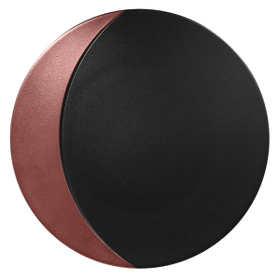 MFMOFP31BB Тарелка круглая,борт- цвет бронзовый d=31  см., плоская, фарфор, Metalfusion, RAK Porcela, шт
