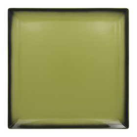 LEEDSQ30LG Тарелка квадратная  30х30 h=2 см., плоская, фарфор,цвет светло-зеленый, Lea, шт