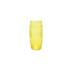 Стакан для коктейлей «Тики» желтый, 500 мл, 17*7,5 см, стекло