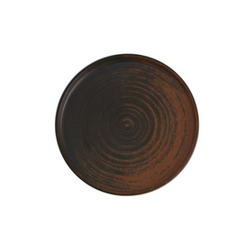 Тарелка с вертикальным бортом 24 см, цвет коричневый Porland LYKKE BROWN