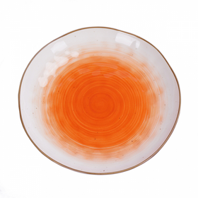 Салатник d=21,5*3,8 см,400 мл, фарфор,оранжевый цвет The Sun P.L.