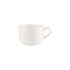 Чашка  80 мл. кофейная d=60 мм. h=50 мм. Белый, форма Луп узкая полоска (блюдце 69982) /1/6/