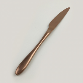 Нож столовый ,цвет матовая медь,серия "Alessi-Copper"
