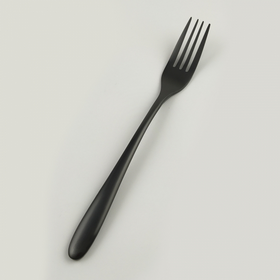 Вилка столовая ,черный матовый цвет,серия "Alessi-Black"