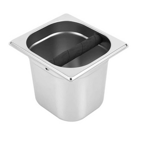 Нок-бокс металлический для кофейного жмыха 17,6*16,2*15 см. MGsteel /1/