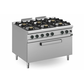 Плита 6 конфорок 900 серии APACH APRG-129FM/PL