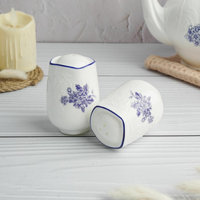 Набор соль+перец, d=5.1см, h=7.3см, коллекция "Sea Flower" P.L.