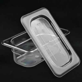 Гастроемкость стандартная, 0.6л., GN1/9-176x110h=65мм., поликарбонат, Gerus. Китай