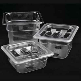 Гастроемкость стандартная, 1.5л., GN1/6-176x160h=100мм., поликарбонат, Gerus. Китай