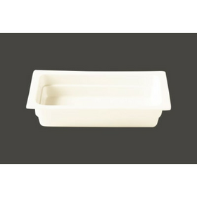 Гастроемкость прямоуг.GN1/2 h=65мм., фарфор,молочно-белый, SandStone, Китай