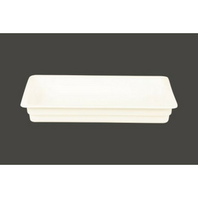 Гастроемкость прямоуг.GN1/1-65мм., фарфор,молочно-белый, SandStone, Китай