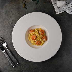 Тарелка глубокая 320 мл, d31 см, h3.8см, фарфор "NOBLE" серия "NEO SILK"