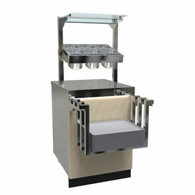 Прилавок для столовых приборов и подносов с хлебницей ПСПХ-70Е Сэйла