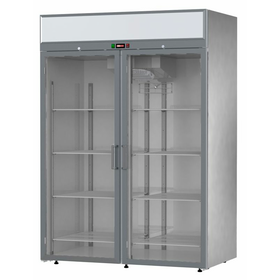 ШКАФ ХОЛОДИЛЬНЫЙ СО СТЕКЛ. ДВЕРЬЮ АРКТО D1.0-GL С КАНАПЕ (R290) НЕРЖ. 101000191