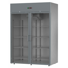 ШКАФ ХОЛОДИЛЬНЫЙ СО СТЕКЛ. ДВЕРЬЮ АРКТО D1.4-G БЕЗ КАНАПЕ (R290) НЕРЖ. 101000199