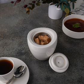 Сахарница 250 мл, фарфор "NOBLE" серия "NEO SILK"