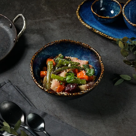 Салатник d=15,4 см, h=6.5 см, 600 мл, фарфор,серия "Aqua Blue" P.L.