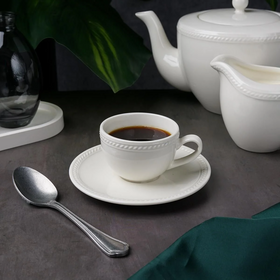 Кофейная пара 90мл,фарфор "NOBLE" серия "APPEAL"