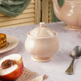 Сахарница 200 мл, фарфор,серия "Aristocrat-Peach Tea", Noble