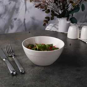 Салатник 650 мл, d14,5 см, h6.9см, фарфор "NOBLE" серия "NEO SILK"