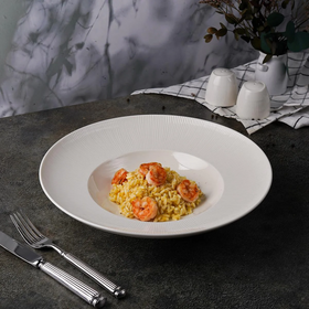 Тарелка глубокая 500мл, d31 см, h6.5см, фарфор "NOBLE" серия "NEO SILK"