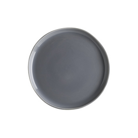 Тарелка d=250 мм. Серый, форма Крас волнистый край Bonna /1/12/630/