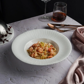 Тарелка глубокая d=27,5 см, h=6.3см, 420 мл, серия "Frost White Moon", P.L. - Proff Cuisine