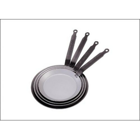 Сковорода для блинов d=22 см. белая сталь (индукция) Carbone Steel  De Buyer /1/5/
