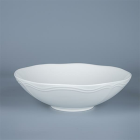 Салатник 1 л, d 21 см h 6,5 см, фарфор, Red Rose