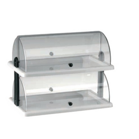 Поднос сервировочный 50*30,5 см. полипропилен, с крышкой Roll-Top, 2-х уровневый Abert /1/